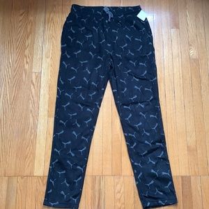 Puma fleece pj pants